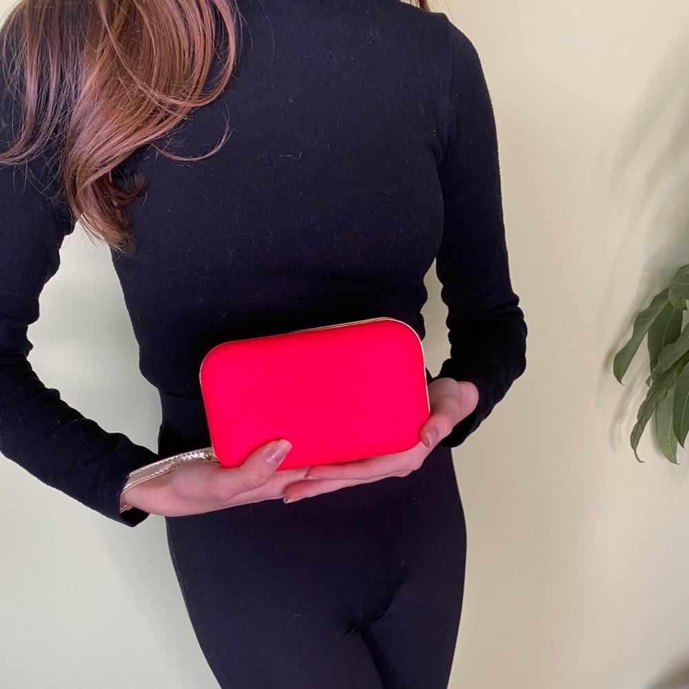 Pink and Gold Aldo Clutch